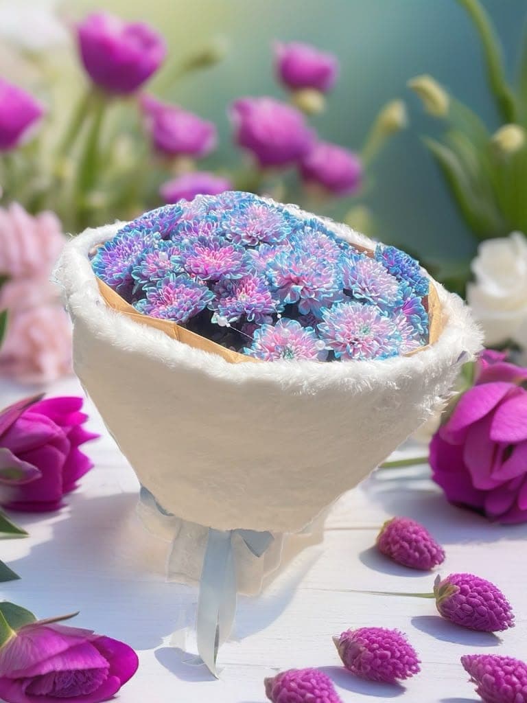 Velour Bouquet - Küçük Görsel 2