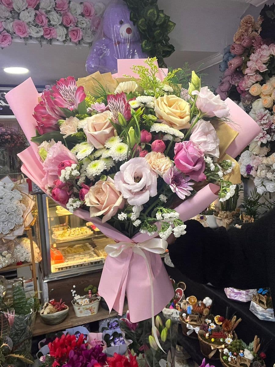 Pembe Düşler Buketi - Küçük Görsel 2