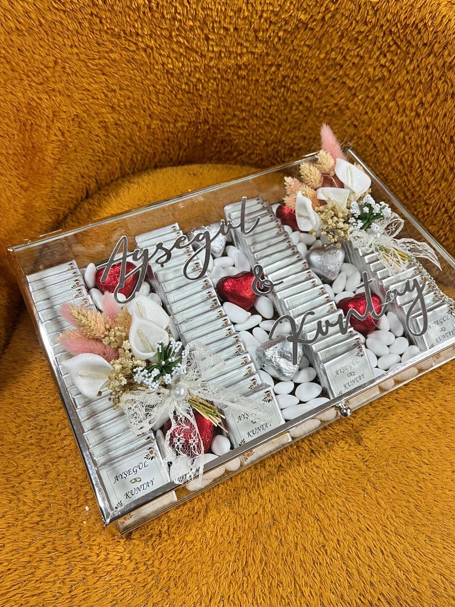 Gümüş Badem Şekerli Çikolata - Küçük Görsel 2