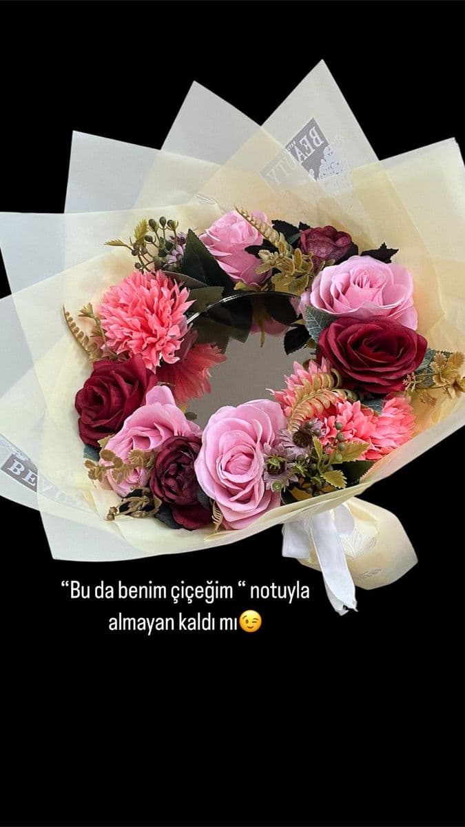Orta Boy Aynalı Buket - Küçük Görsel 2