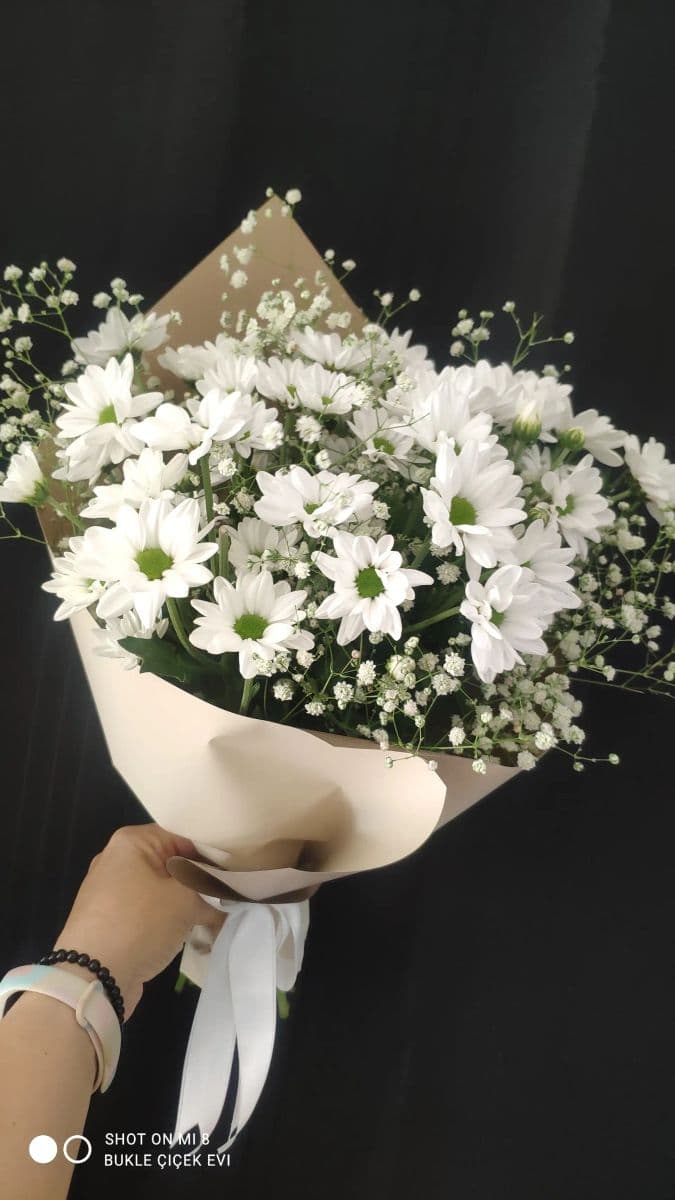 Beyaz Papatya Buketi