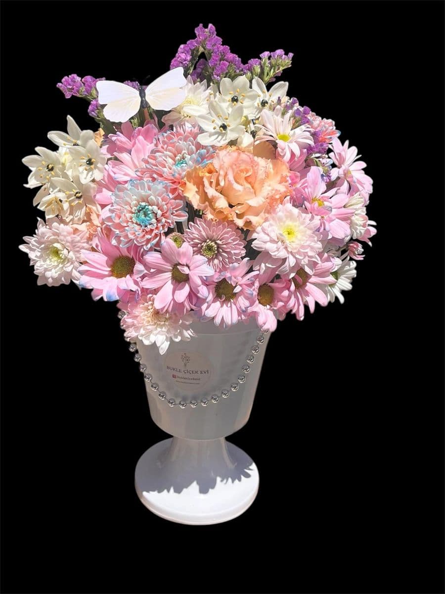 Dekor Porselende İthal Çiçekler - Görsel 1