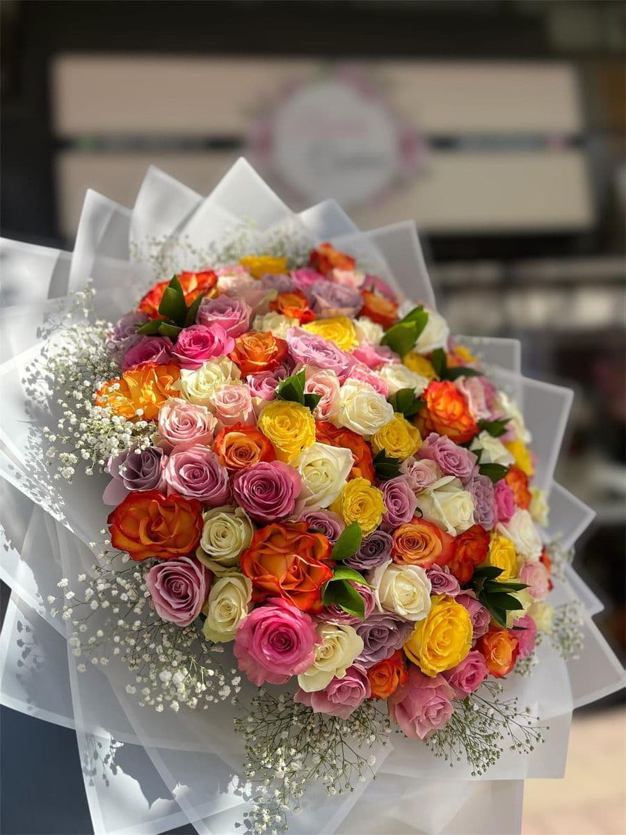 101 Renkli Gül - Küçük Görsel 3