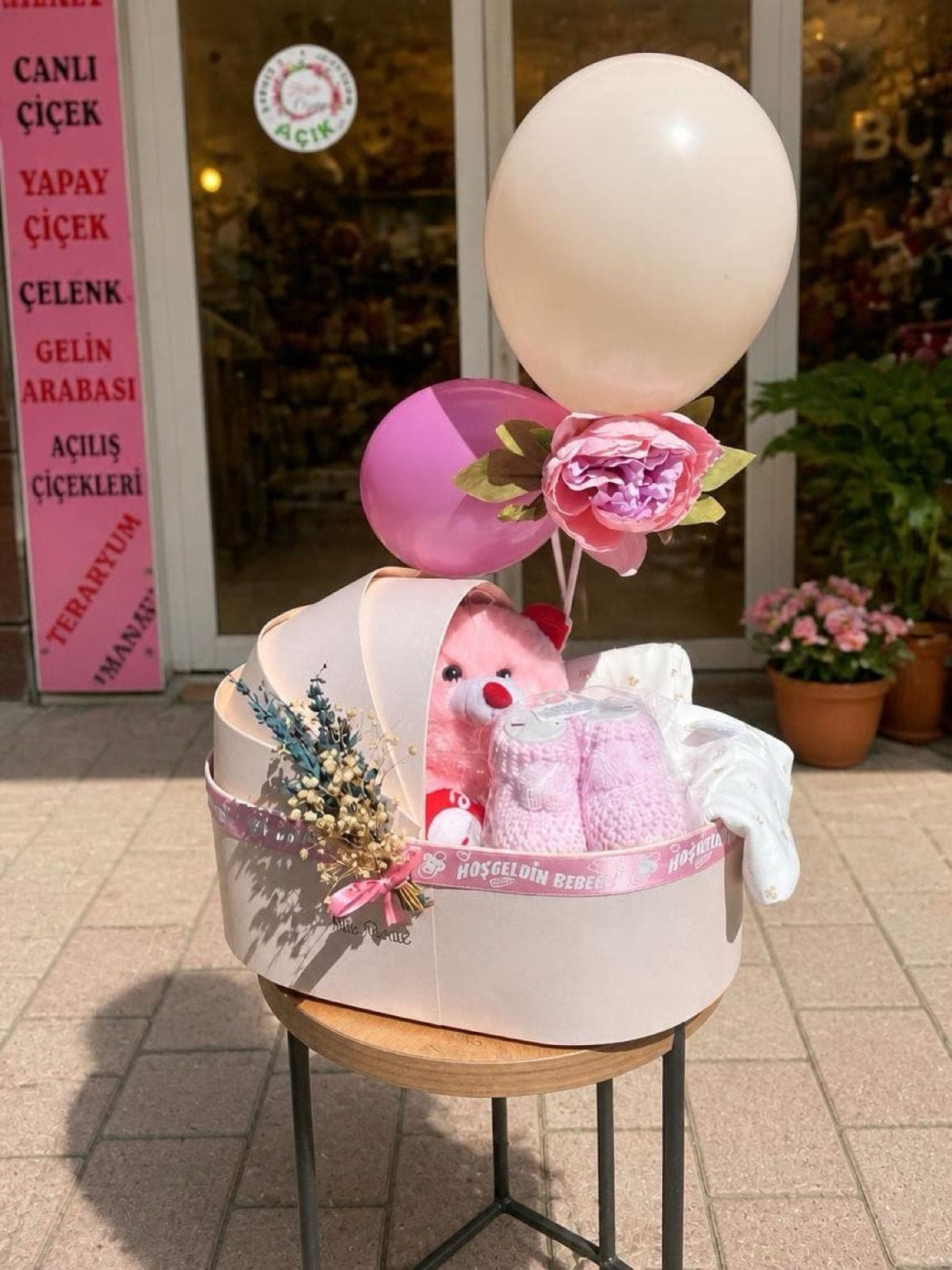 Pusette Kız Bebek Giyimli Hoşgeldin Bebek - Görsel 1