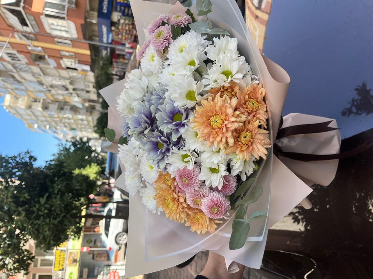 Naturel Kağıtta Soft Kasımpatı Büyük - Küçük Görsel 2