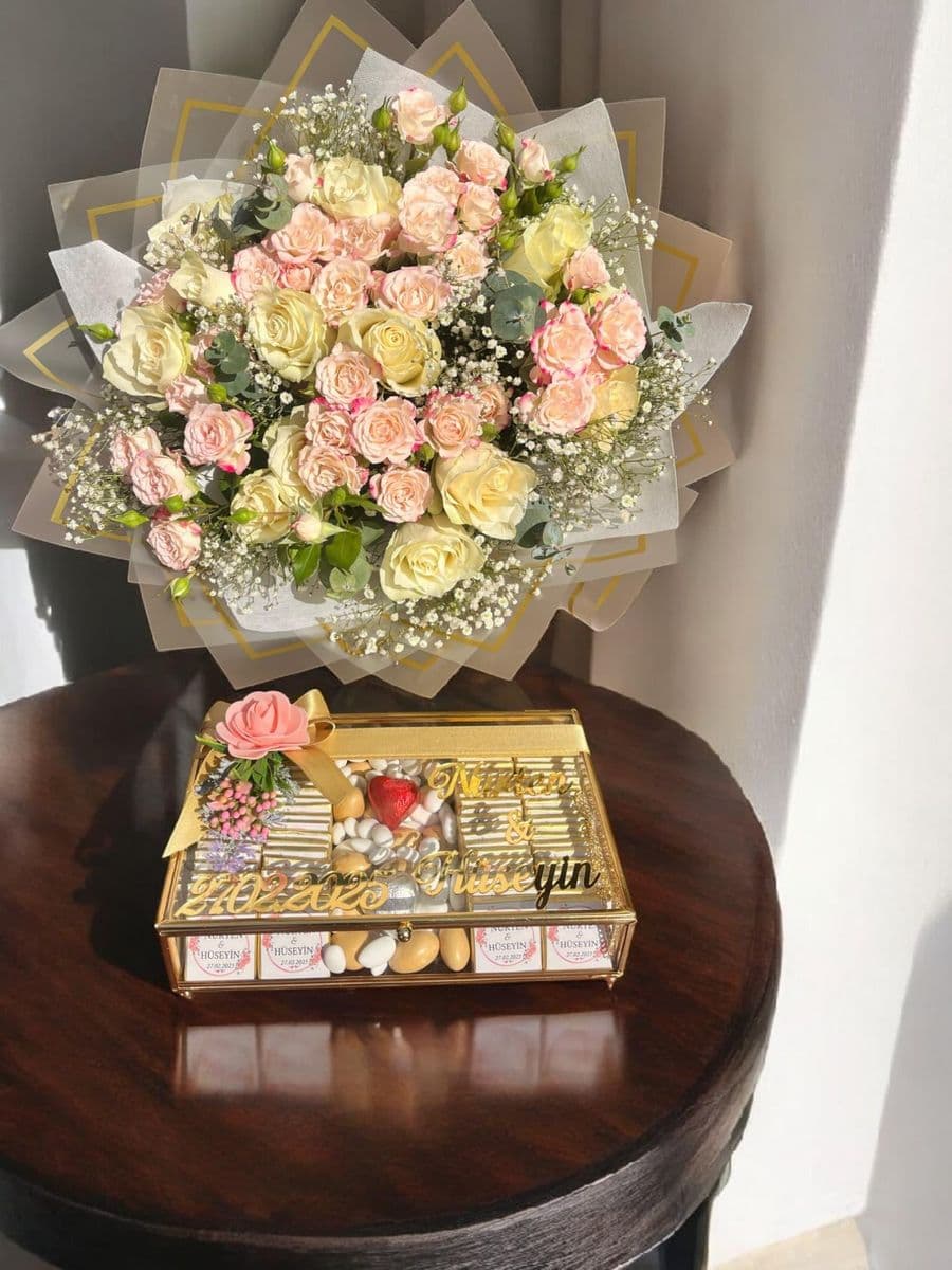 Çardak Güllü İsteme Seti - Görsel 1