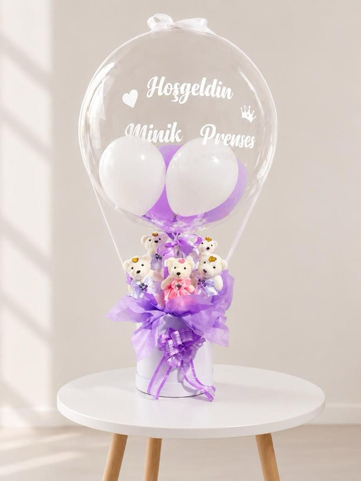 Balon Model Hoşgeldin Prenses - Görsel 1