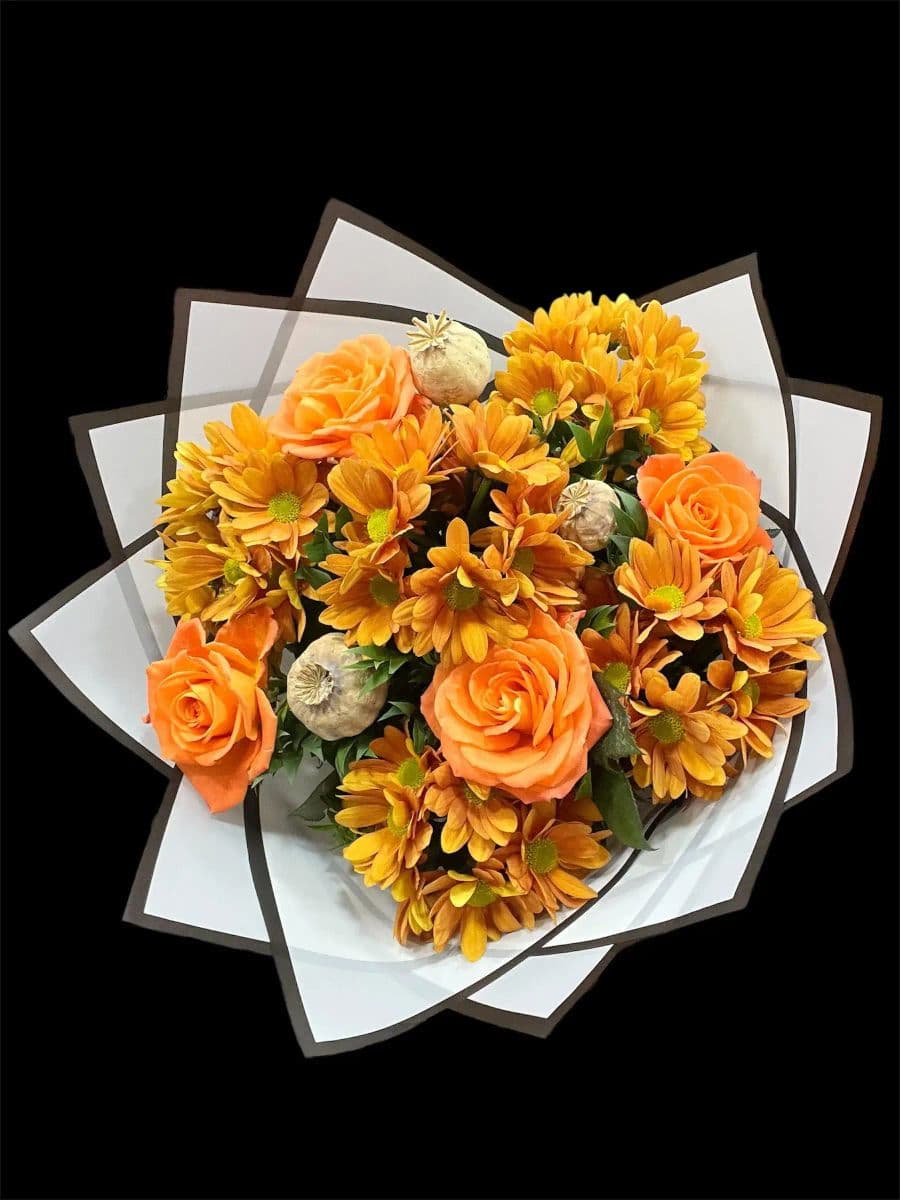 Tururuncu Gül Ve Papatya