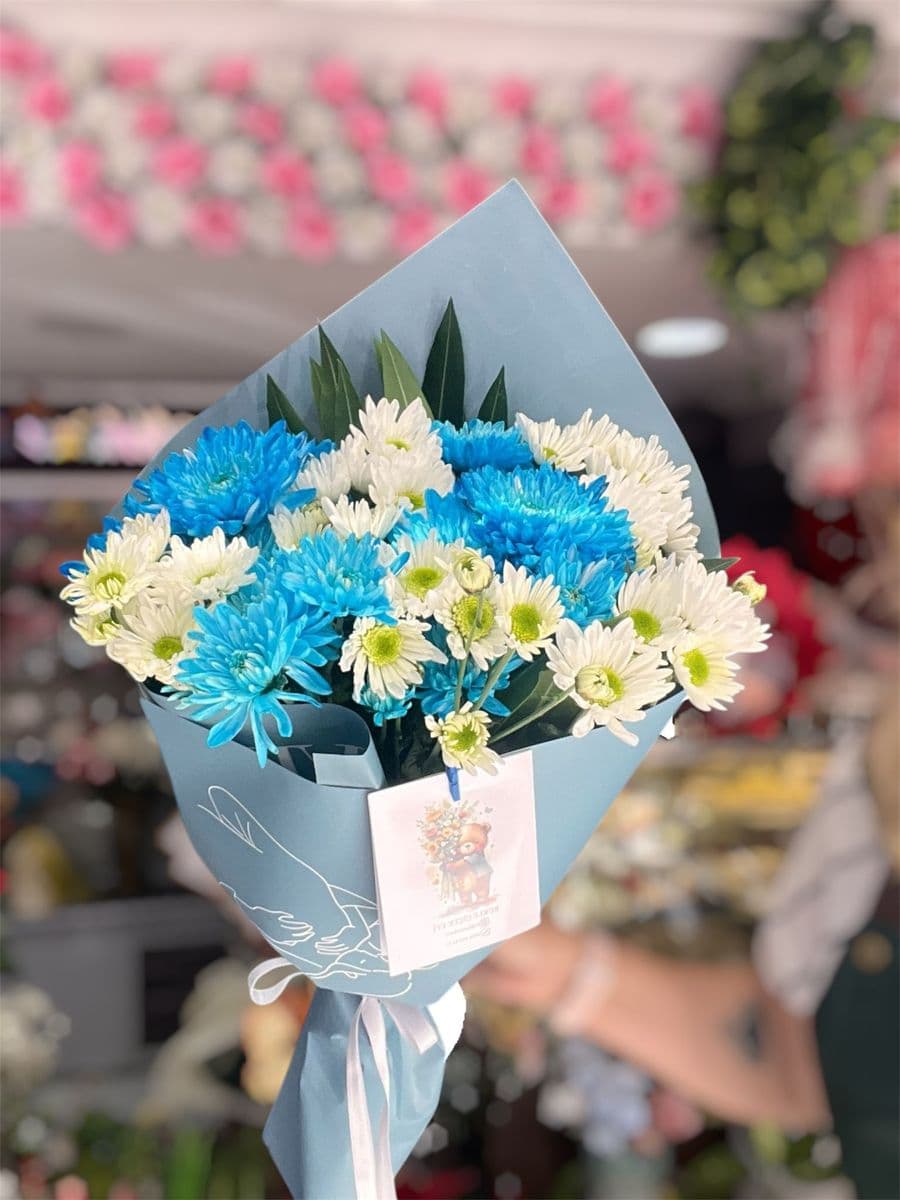 Sarılan Çiftler  Kasımpatı Buketi