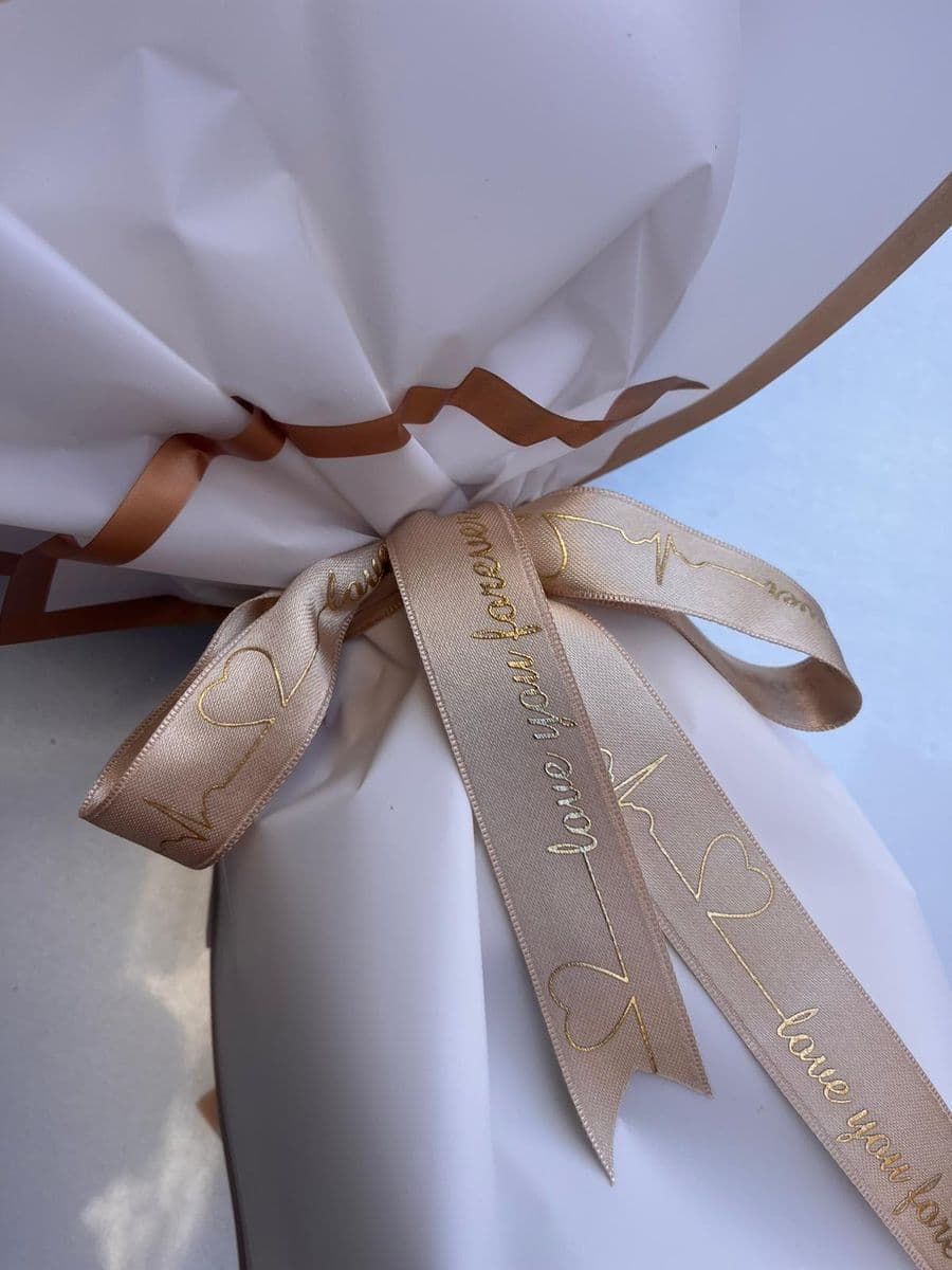 Renkli Gül Detaylı Lilyumlu Zerafet - Küçük Görsel 4