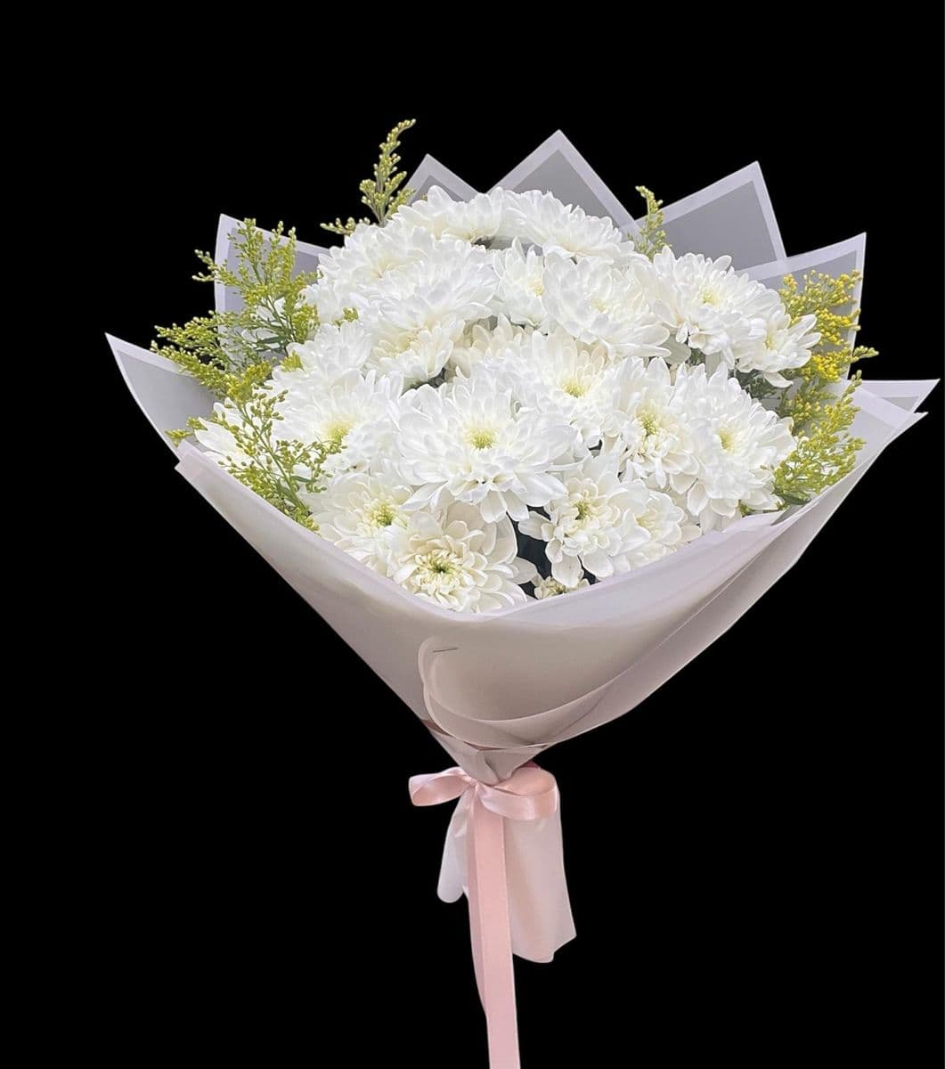 Bembeyaz Kasımpatı Buketi