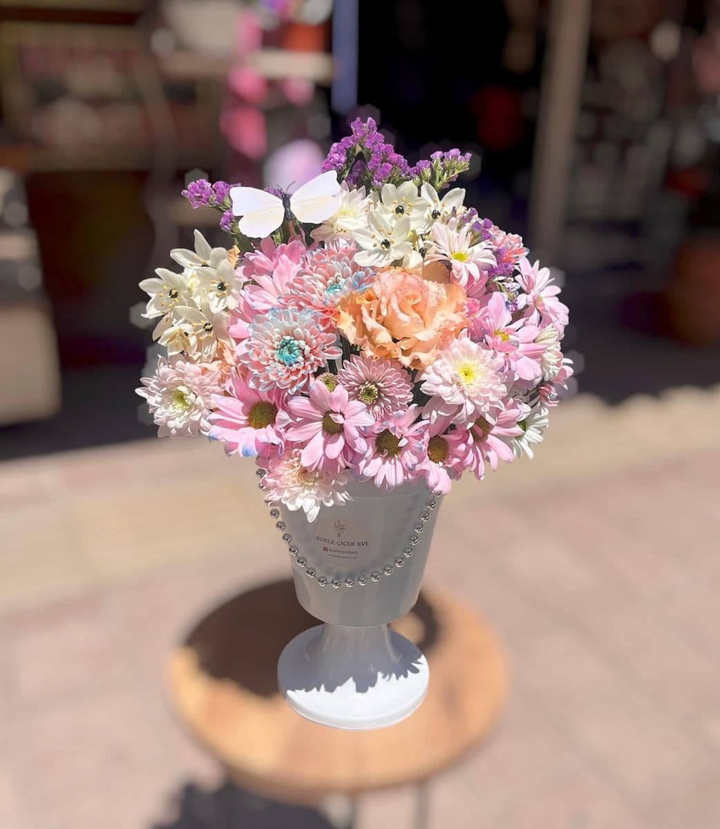 Dekor Porselende İthal Çiçekler - Küçük Görsel 2