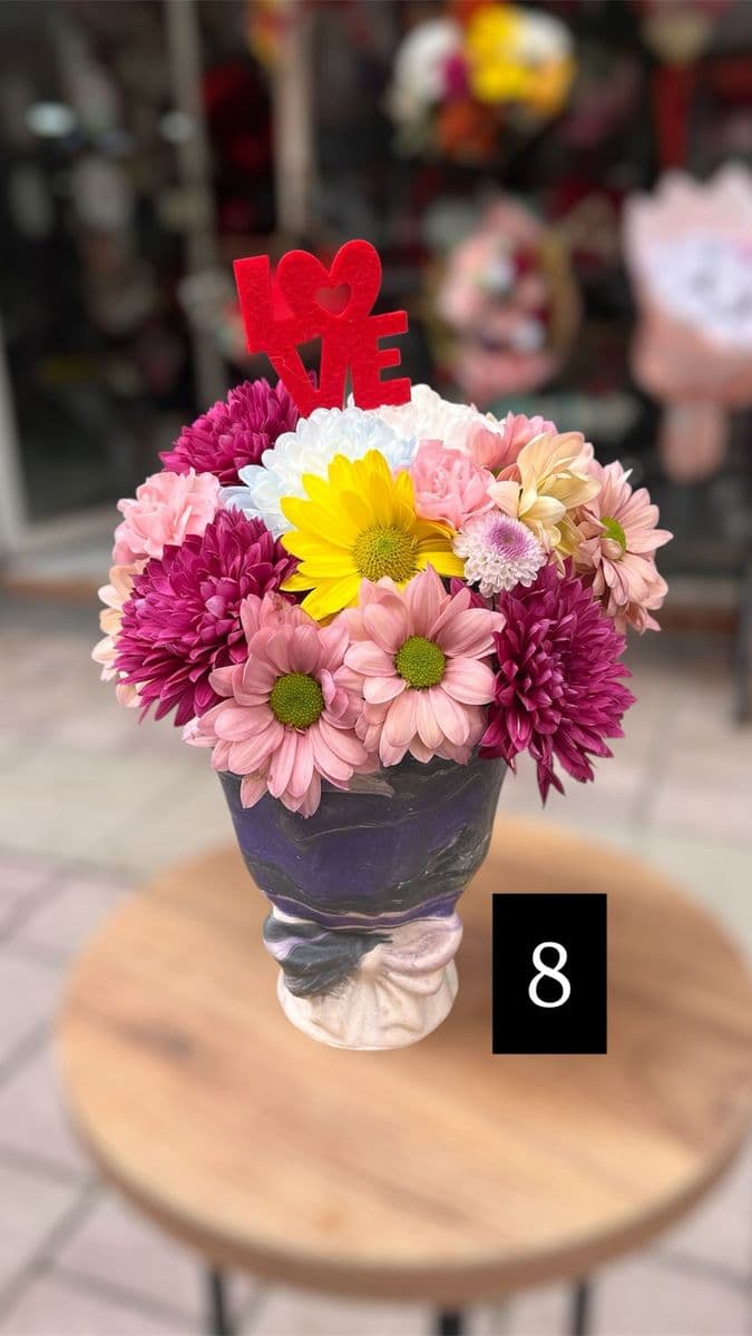 Dekor Saksıda Şık Aranjmanlar - Küçük Görsel 6