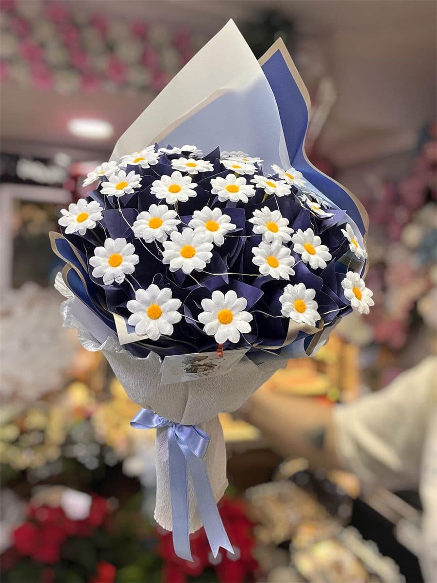 Işıklı Papatya Buketi