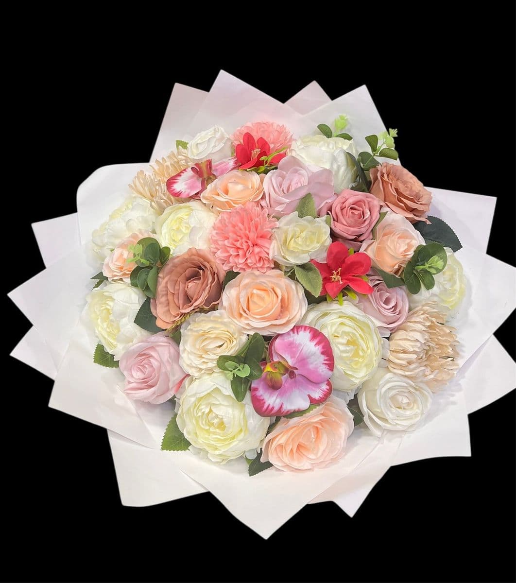 Yapay Güllü Şakayık Güzeli - Görsel 1