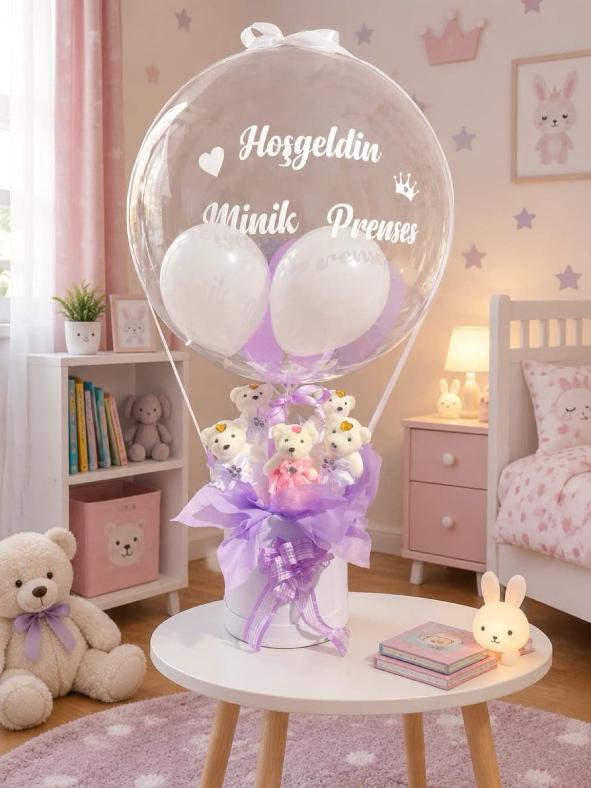 Balon Model Hoşgeldin Prenses - Küçük Görsel 2