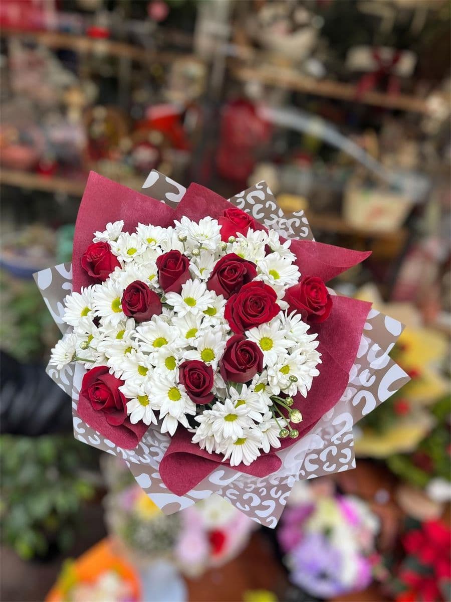 Gül Ve Papatya Büyük Papatya