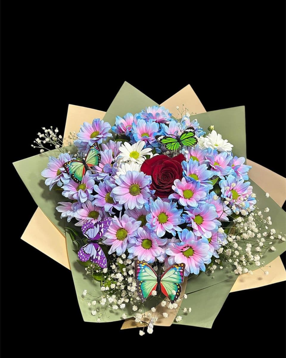 Tek Güllü İthal Papatya Buketi