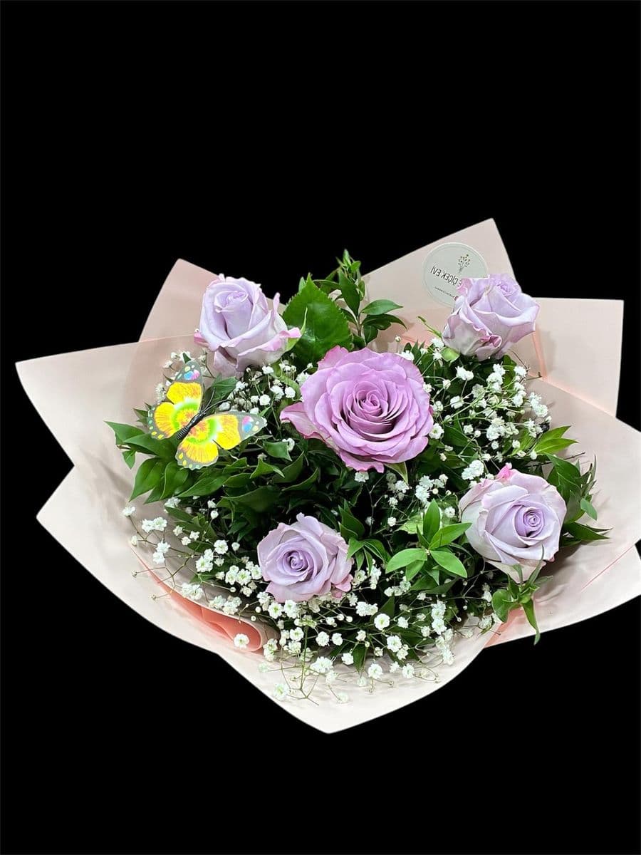 Lila Güllü Buket