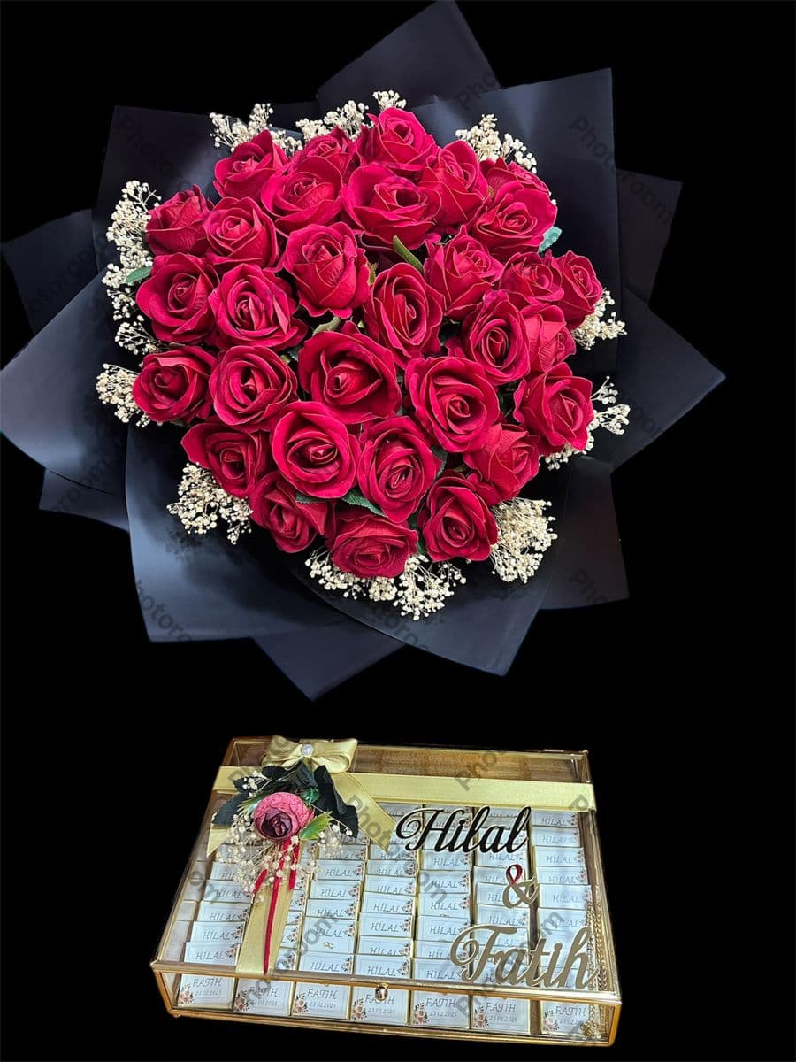 Siyah Jelatinde Yapay 2 li Set