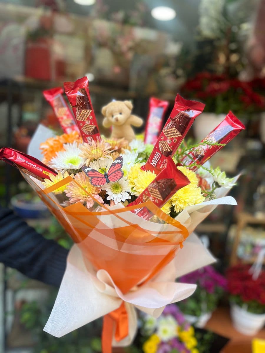 Çikolatalı Ayıcıklı Buket